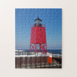 Charlevoix Pierhead Light jigszle puzzle Pussel