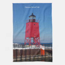 Charlevoix Pierhead Light kökshandduk