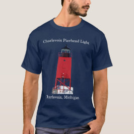Charlevoix Pierhead Light mörk shirt T
