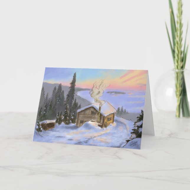 Charlevoix Quebec Helgkort (Framsida)