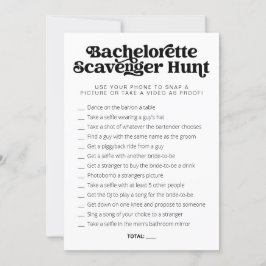 CHARLI retro bachelorette-jaktjakt Inbjudningar
