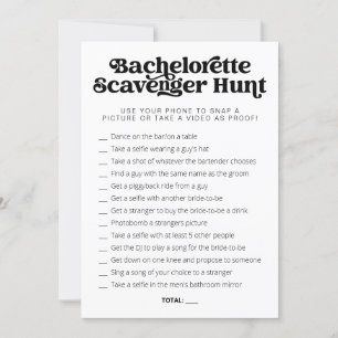 CHARLI retro bachelorette-jaktjakt Inbjudningar