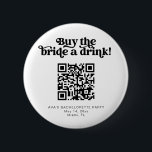 CHARLI retro Köp en spritknapp venmo Knapp<br><div class="desc">Det här är en retro-grupp som köper en knapp på en drink bachelorette-fest. Ladda upp bridens Venmo QR-kod för en roligt och ett enkelt sätt att få igång party! Redigera alla formuleringar,  typsnitt och färg på den här toppen festflickans helg-stift för att passa din evenemangs personliga stil  -känsla.</div>