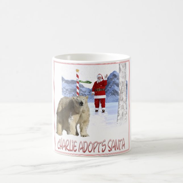 Charlie Adopts Santa Omslagsbild  Kaffemugg (Center)