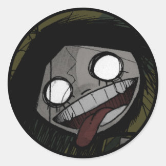 Charlie & Amanda Lrg Sticker 02 Runt Klistermärke