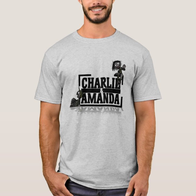 Charlie & Amanda Utslagsplats-Skjorta T-shirt (Framsida)