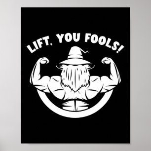 Charlie an Minds - Weightlift Bodybuilding Poster