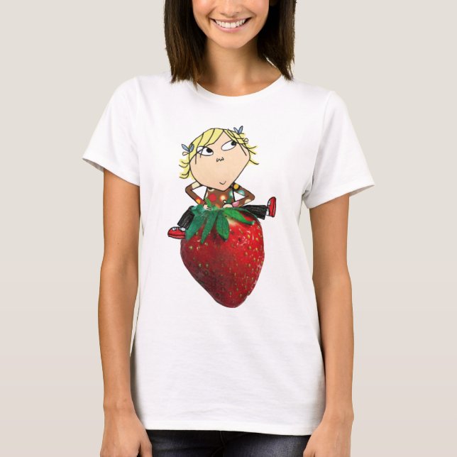 Charlie and lola - Lola on a Strawberry T Shirt (Framsida)
