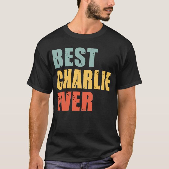 Charlie Bästa någonsin Charlie T Shirt (Framsida)