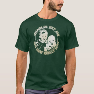 Charlie bet mig (den mörka skjortan) t shirt