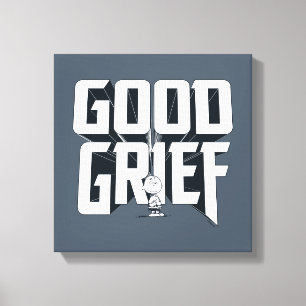 Charlie Brown "Bra Grief" Sten Band Tee Graphic Canvastryck