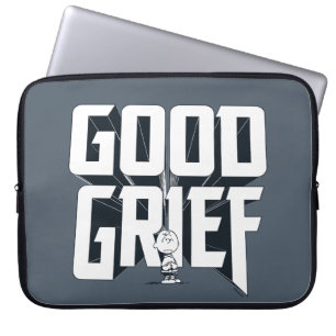 Charlie Brown "Bra Grief" Sten Band Tee Graphic Laptop Fodral