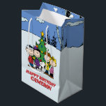 Charlie Brown och Friends Winter Birthday<br><div class="desc">Önskar den där födelsedagslungen i ditt liv en Grattis på födelsedagen med den här toppen söta peanuts-skylten med hela Peanuts-gänget! Anpassa genom att lägga till ditt namn.</div>