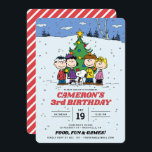 Charlie Brown och Friends Winter Birthday Inbjudningar<br><div class="desc">Fira en vinterfödelsedag med Charlie Brown och Friends Winter Birthday-inbjudan! Den här lekande inbjudan är perfekt för en födelsedagsfest som är tematisk för jordnötter. Anpassa det med din evenemangsinformation för att skapa ett minnesvärt och festligt inbjudan som kommer att få dina gäster entusiastiska för det kyliga firande.</div>