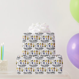 Charlie Brown och Gang Confetti Birthday Presentpapper