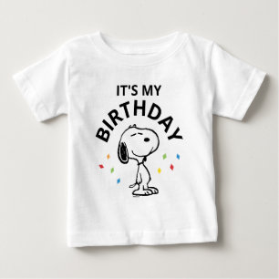 Charlie Brown och Gang Confetti Birthday T Shirt