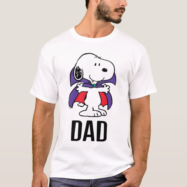 Charlie Brown och Gang Halloween Birthday Pappa T Shirt (Framsida)