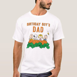 Charlie Brown och Gang Pumpkin Birthday Pappa T Shirt