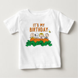 Charlie Brown och Gang Pumpkin Birthday T Shirt