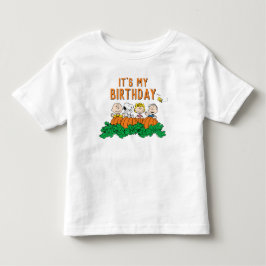 Charlie Brown och Gang Pumpkin Birthday T Shirt