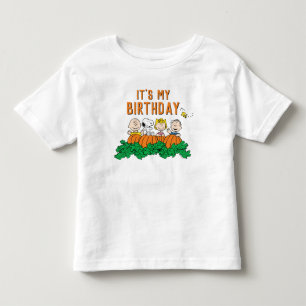Charlie Brown och Gang Pumpkin Birthday T Shirt