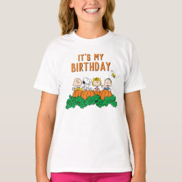 Charlie Brown och Gang Pumpkin Birthday T Shirt