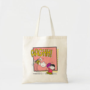 Charlie Brown och Lucy Football Tecknad Graphic Tygkasse
