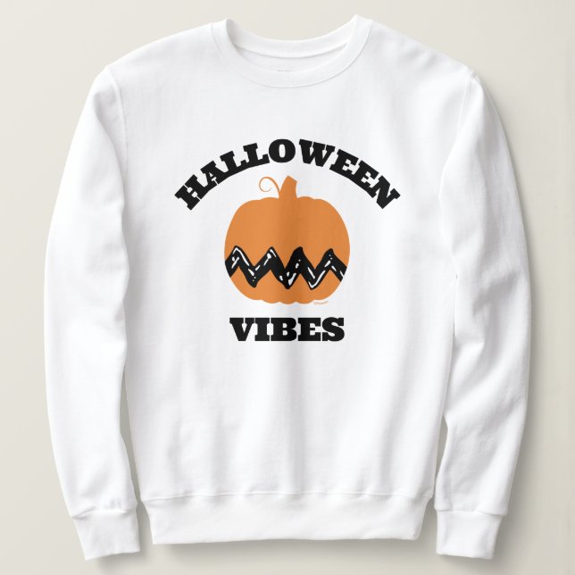 Charlie Brown Orange Pumpkin | Halloween Vibes T Shirt (Design framsida)
