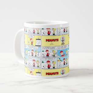 Charlie Brown Snö Globe Jumbo Mugg