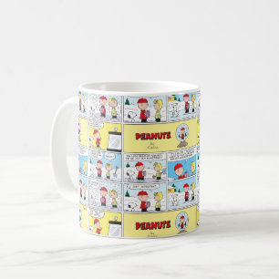 Charlie Brown Snö Globe Kaffemugg