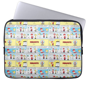 Charlie Brown Snö Globe Laptop Fodral