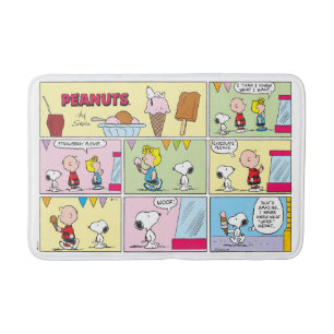 Charlie Brown, Snoopy och Sally Ice Cream Badrumsmatta