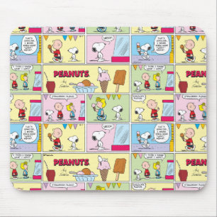 Charlie Brown, Snoopy och Sally   Ice Cream Musmatta