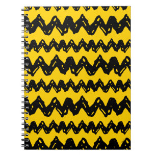 Charlie Brown Zig Zag Mönster Anteckningsbok