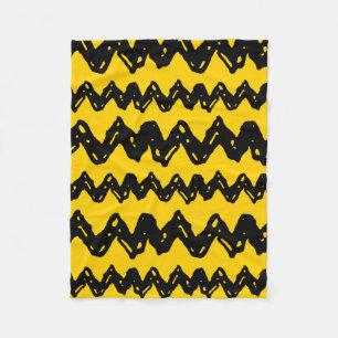 Charlie Brown Zig Zag Mönster Fleecefilt