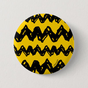 Charlie Brown Zig Zag Mönster Knapp