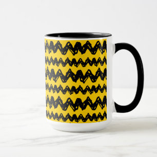 Charlie Brown Zig Zag Mönster Mugg