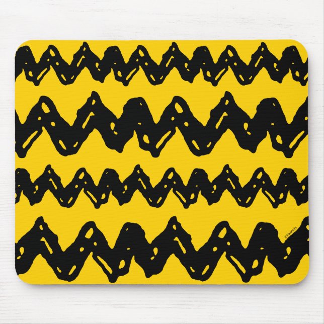 Charlie Brown Zig Zag Mönster Musmatta (Framsidan)