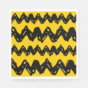 Charlie Brown Zig Zag Mönster Pappersservett