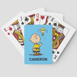 Charlie Browns ljus Bulb Idea-spelkort Casinokort
