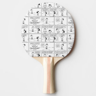 Charlie Browns minnen på Pitchers klocka Pingisracket