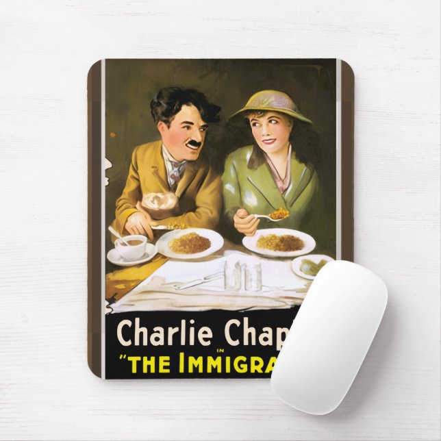 Charlie Chaplin/The Immigrant Mouse Pad Musmatta (Med mus)