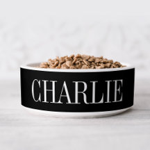 Charlie Classic Namn Monogram | Svart
