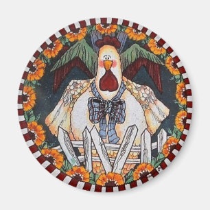 Charlie Cluckleworth tuppmagnet Magnet