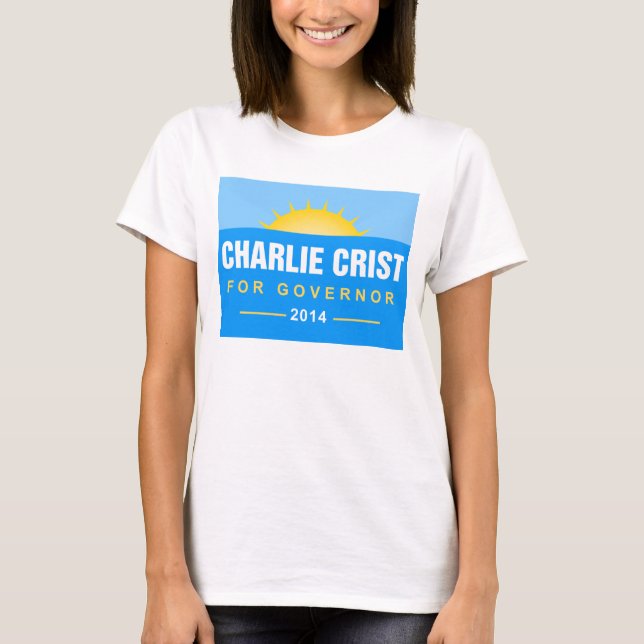 Charlie Crist Florida regulator 2014 Tee (Framsida)