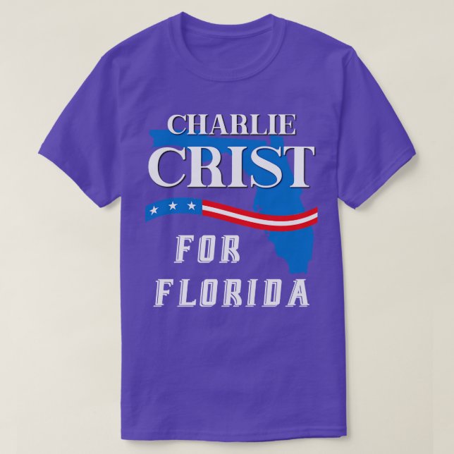 Charlie Crist for Florida Gubernatorial Val 2 T Shirt (Design framsida)