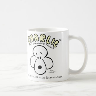 Charlie den standarda pudelmuggen kaffemugg