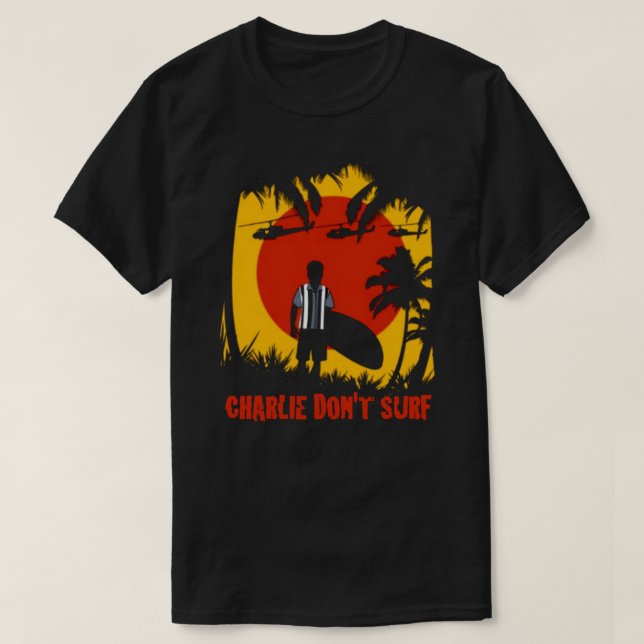 CHARLIE DON SURFA INTE SUPOOF TEE (Design framsida)