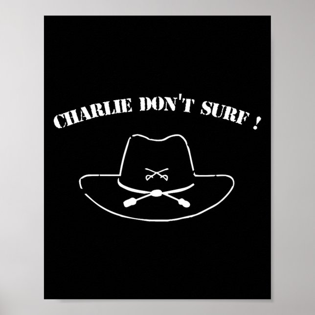Charlie Don't Surf !  Poster (Framsidan)