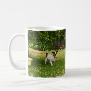 Charlie Fox Terrier Boll Play, Coffee Mugg